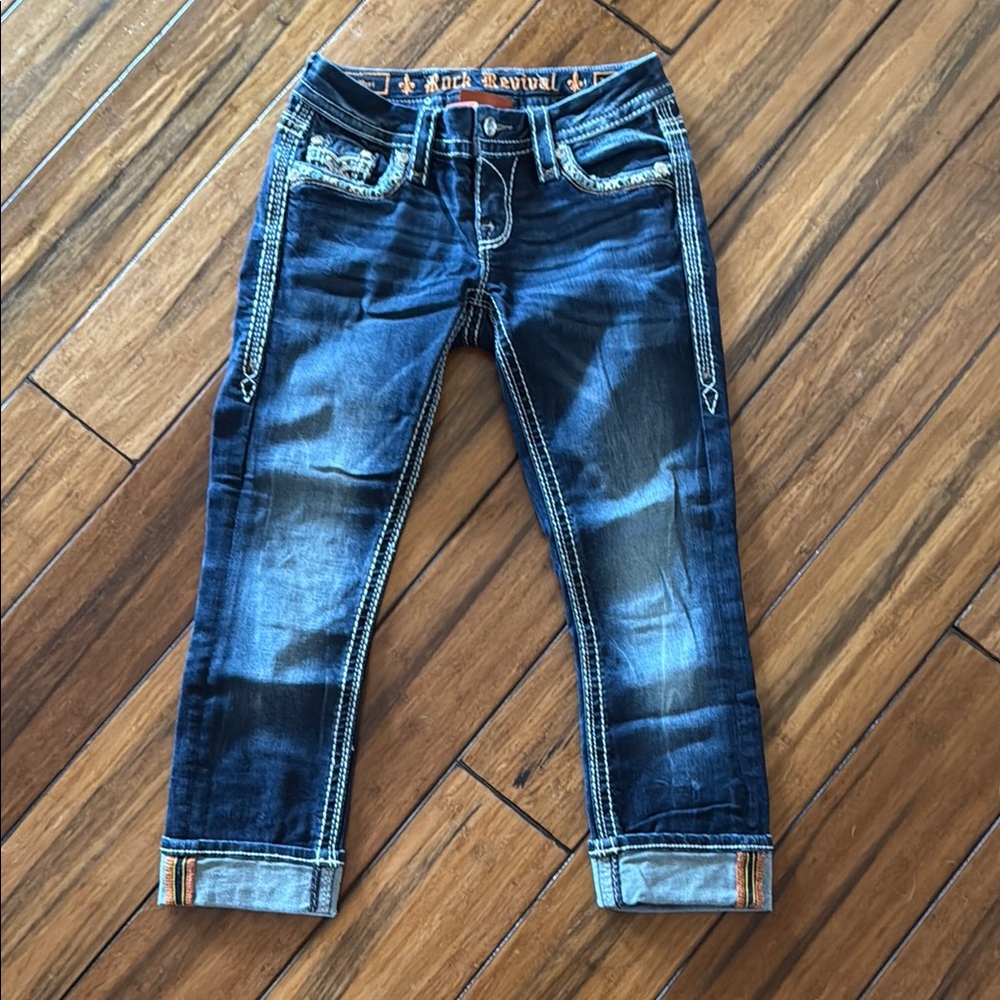Rock Revival Crop Jeans